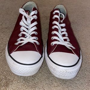 Men Leather Converse Size 12 Worn Once